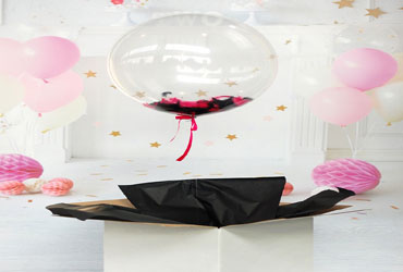 Balonowy prezent niespodzianka